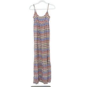 Cotton On Boho Striped Maxi Spaghetti Strap Dress